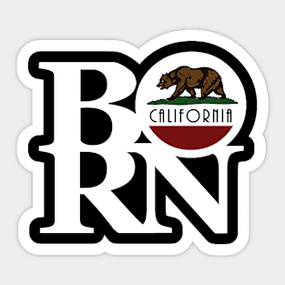 California Born Sticker